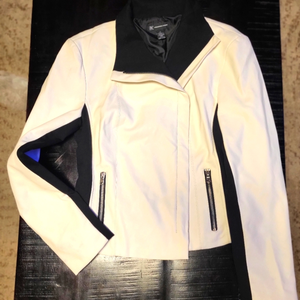 Non-leather jacket